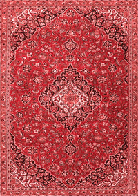 Medallion Red Traditional Rug, tr4419red