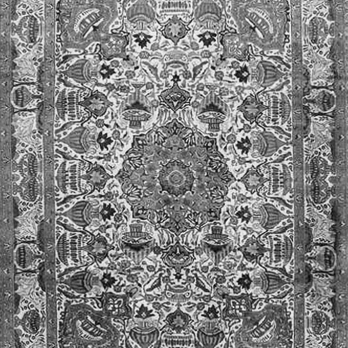 Medallion Gray Traditional Rug, tr441gry