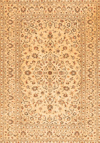 Medallion Orange Traditional Rug, tr4420org