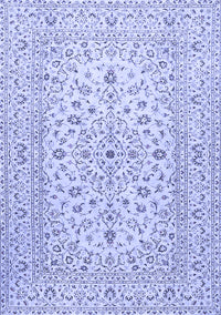 Medallion Blue Traditional Rug, tr4420blu