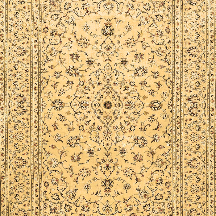 Medallion Brown Traditional Rug, tr4420brn