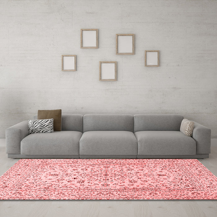Traditional Red Washable Rugs
