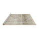 Sideview of Machine Washable Traditional Light French Beige Brown Rug, wshtr4421