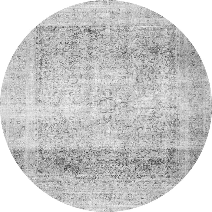 Square Persian Gray Traditional Rug, tr4421gry