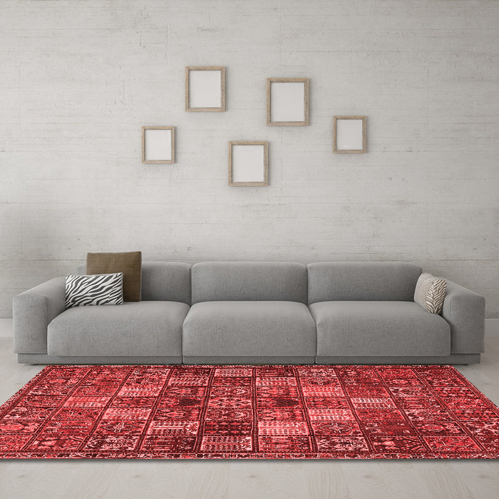 Traditional Red Washable Rugs