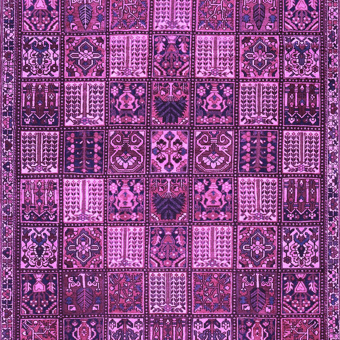 Machine Washable Persian Purple Traditional Area Rugs, wshtr4422pur