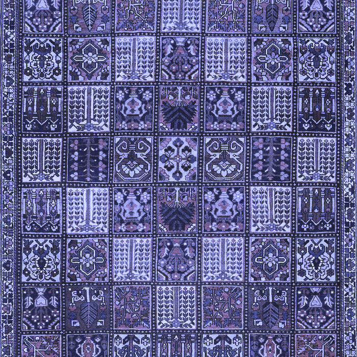 Machine Washable Persian Blue Traditional Rug, wshtr4422blu