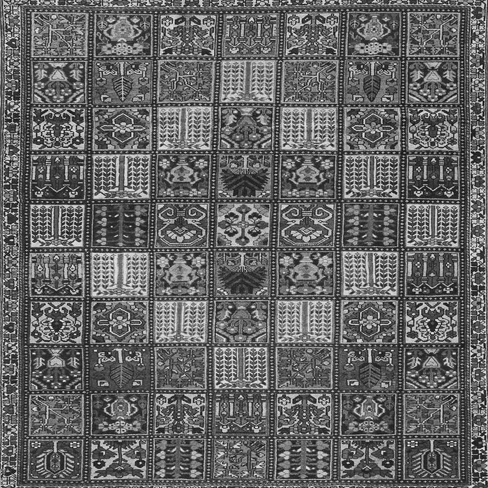 Serging Thickness of Persian Gray Traditional Rug, tr4422gry