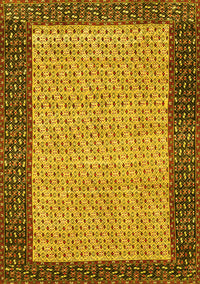 Persian Yellow Traditional Rug, tr4423yw