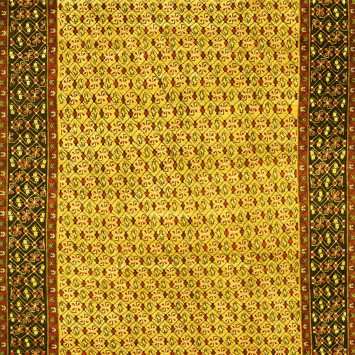 Persian Yellow Traditional Rug, tr4423yw
