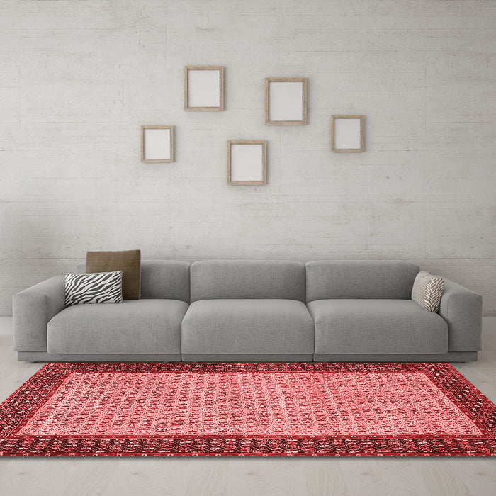 Traditional Red Washable Rugs