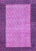 Machine Washable Persian Purple Traditional Area Rugs, wshtr4423pur