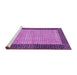 Sideview of Machine Washable Persian Purple Traditional Area Rugs, wshtr4423pur