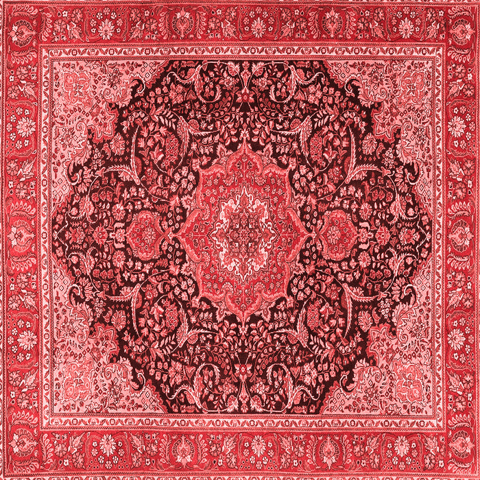 Medallion Red Traditional Rug, tr4424red