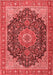 Medallion Red Traditional Area Rugs