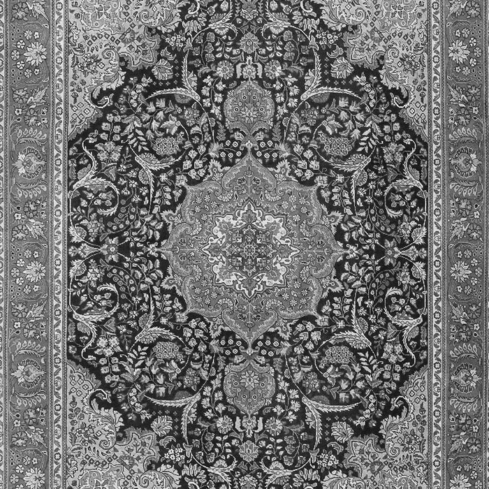 Medallion Gray Traditional Rug, tr4424gry
