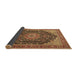 Sideview of Medallion Brown Traditional Rug, tr4424brn