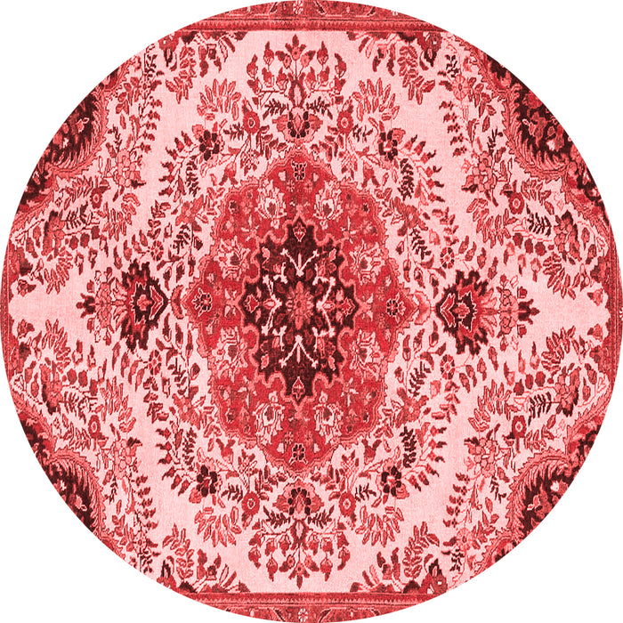 Medallion Red Traditional Rug, tr4425red