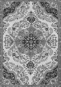 Medallion Gray Traditional Rug, tr4425gry