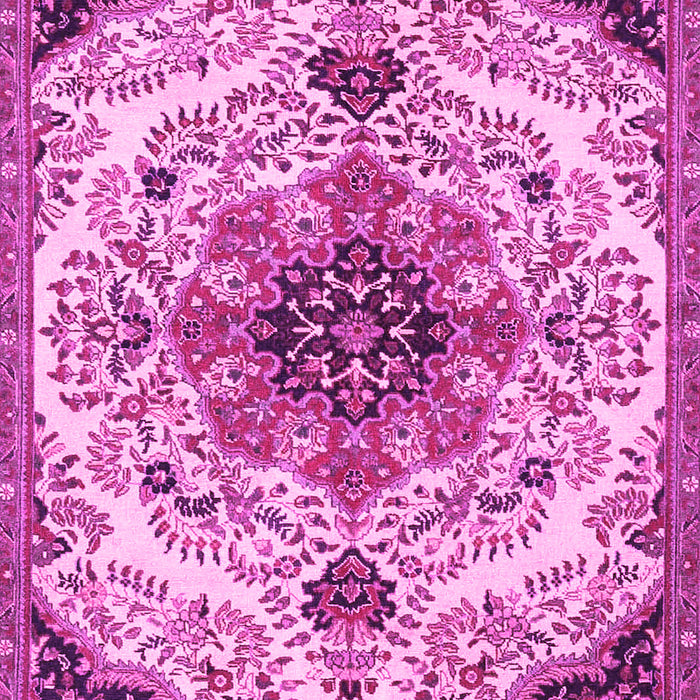 Medallion Pink Traditional Rug, tr4425pnk