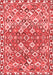 Persian Red Traditional Area Rugs
