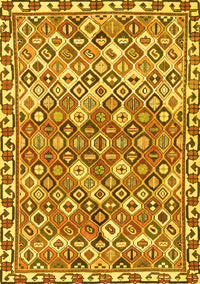 Persian Yellow Traditional Rug, tr4426yw