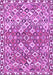 Machine Washable Persian Purple Traditional Area Rugs, wshtr4426pur