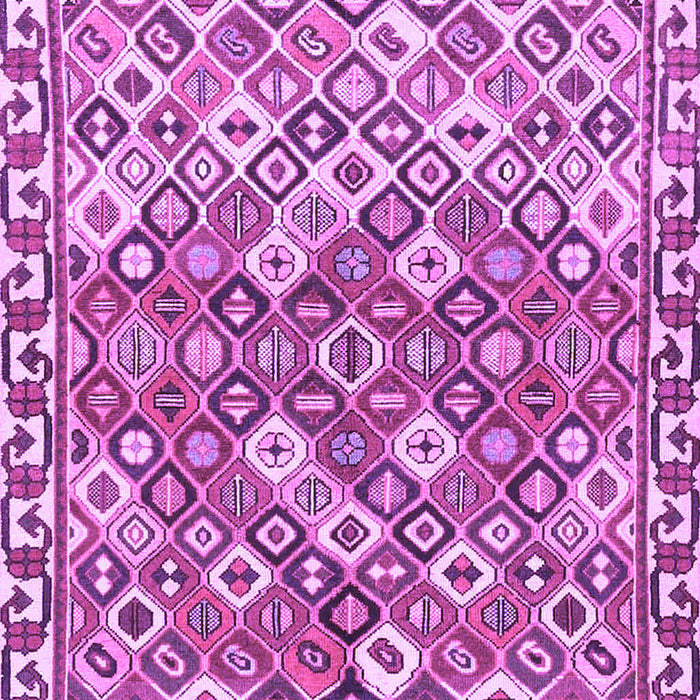 Machine Washable Persian Purple Traditional Area Rugs, wshtr4426pur