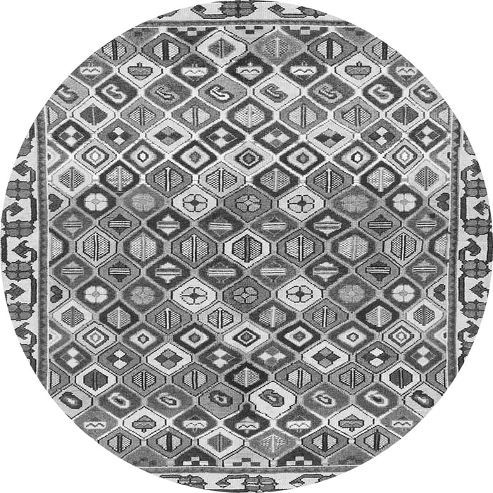 Machine Washable Persian Gray Traditional Rug, wshtr4426gry