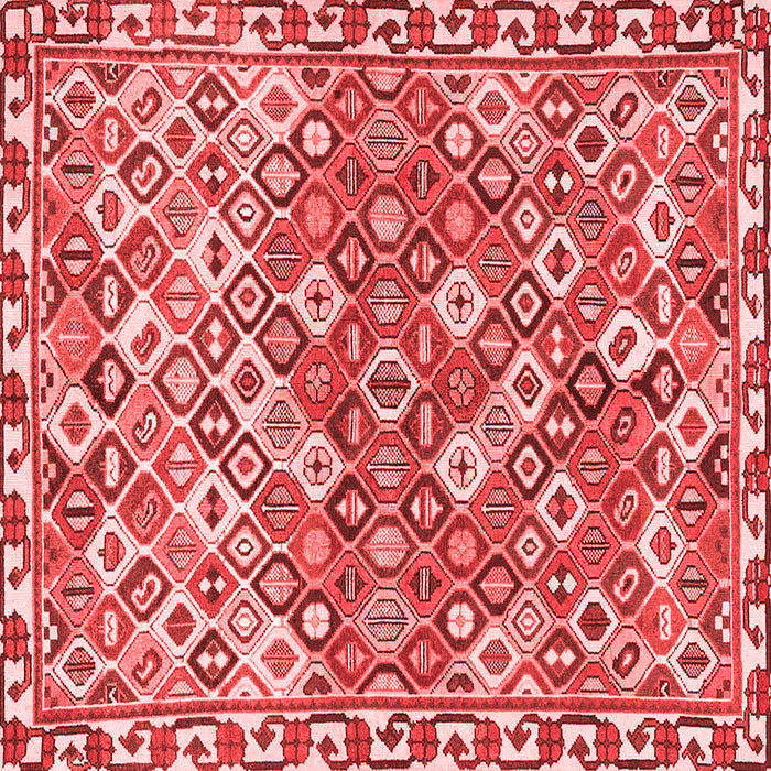Machine Washable Persian Red Traditional Rug, wshtr4426red