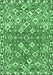 Machine Washable Persian Emerald Green Traditional Area Rugs, wshtr4426emgrn