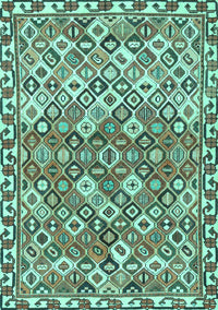 Persian Turquoise Traditional Rug, tr4426turq
