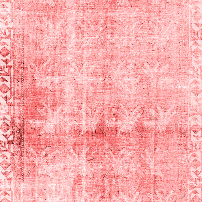 Machine Washable Persian Red Traditional Rug, wshtr4427red