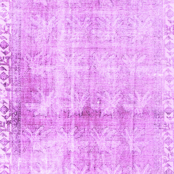 Machine Washable Persian Purple Traditional Area Rugs, wshtr4427pur