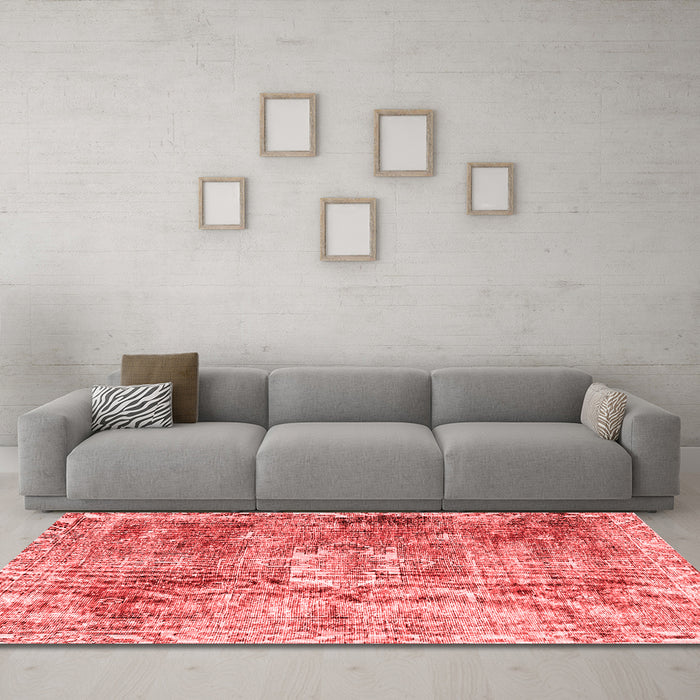 Traditional Red Washable Rugs