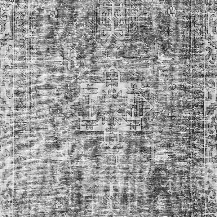 Serging Thickness of Machine Washable Persian Gray Traditional Rug, wshtr4428gry