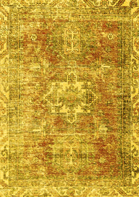Persian Yellow Traditional Rug, tr4428yw
