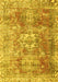 Persian Yellow Traditional Rug, tr4428yw