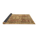 Sideview of Persian Brown Traditional Rug, tr4428brn
