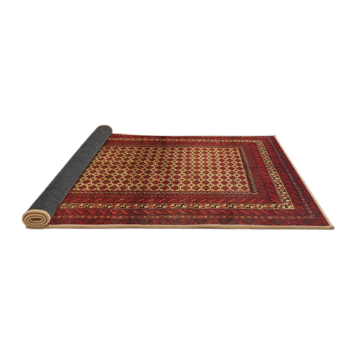 Sideview of Traditional Red Persian Rug, tr4429