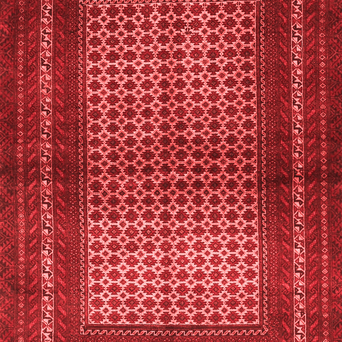 Machine Washable Persian Red Traditional Rug, wshtr4429red