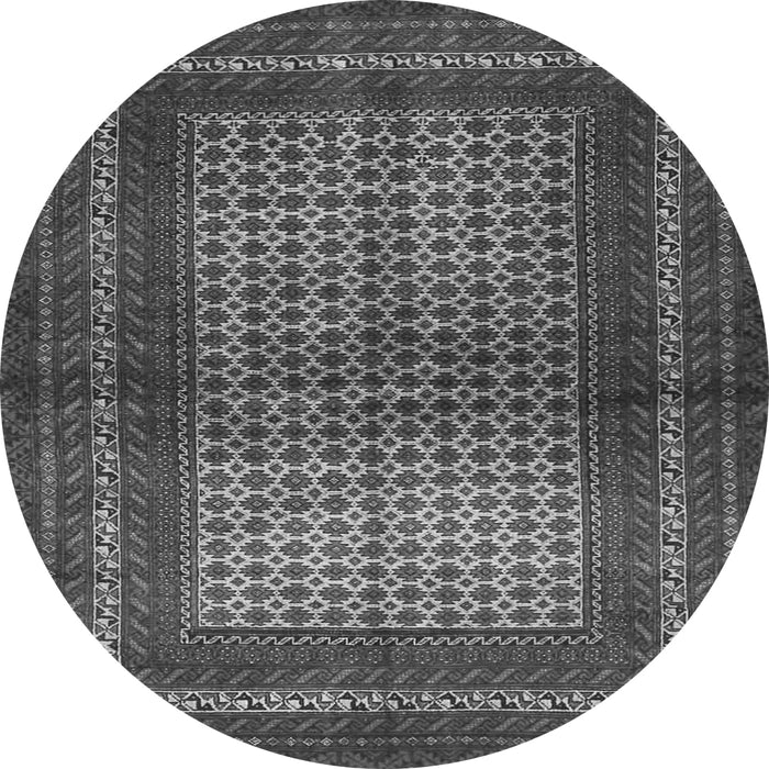 Machine Washable Persian Gray Traditional Rug, wshtr4429gry