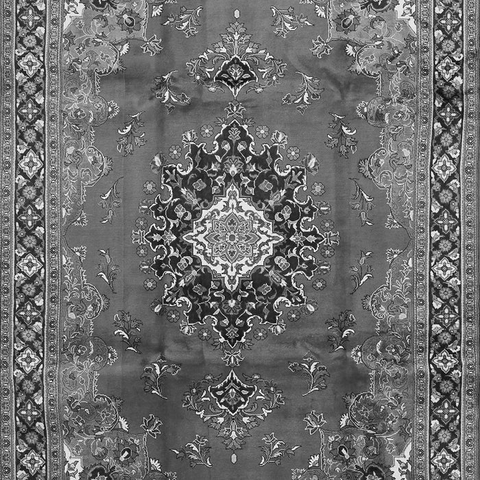 Medallion Gray Traditional Rug, tr442gry