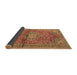 Sideview of Medallion Brown Traditional Rug, tr4430brn