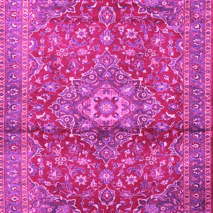 Medallion Pink Traditional Rug, tr4430pnk