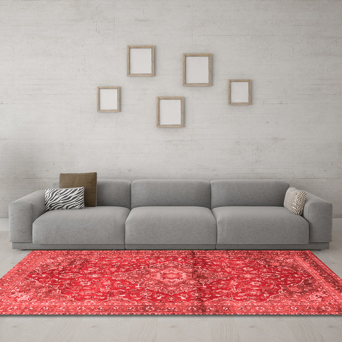 Traditional Red Washable Rugs