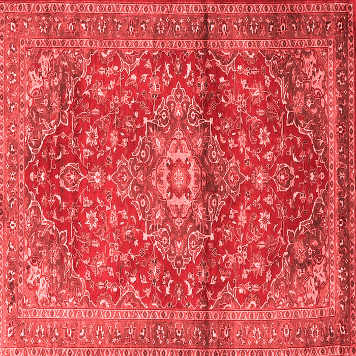 Medallion Red Traditional Rug, tr4430red