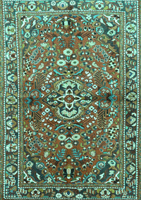 Persian Turquoise Traditional Rug, tr4431turq