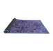 Sideview of Persian Blue Traditional Rug, tr4431blu