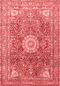 Medallion Red Traditional Rug, tr4432red